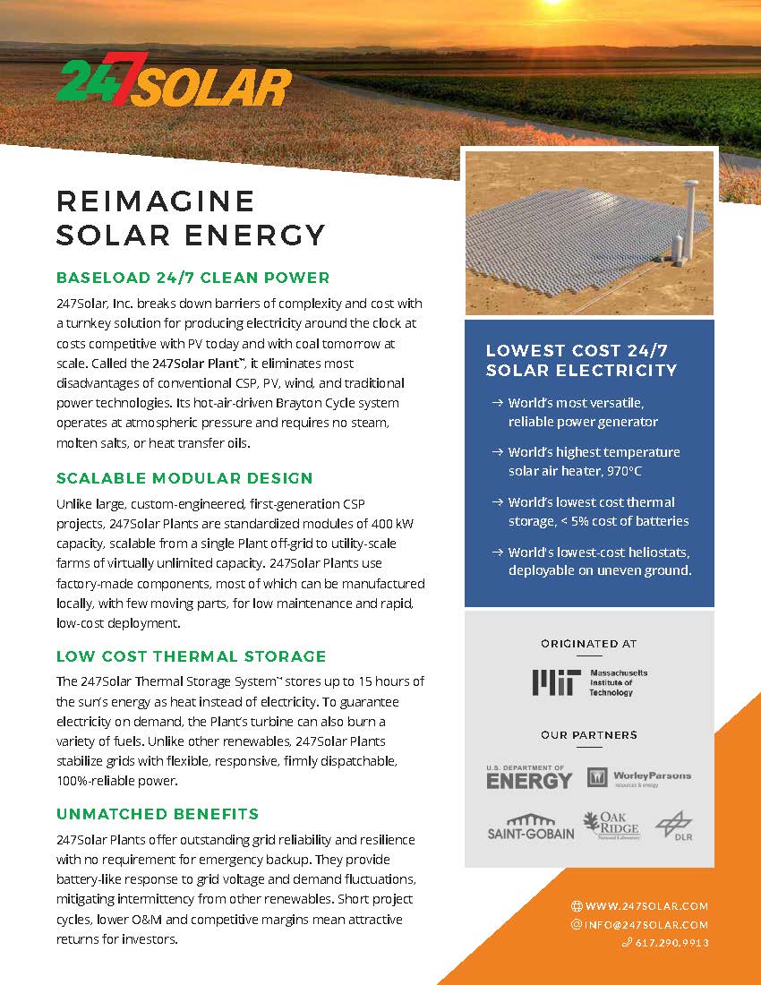 247Solar Collateral MvK Marketing Communications